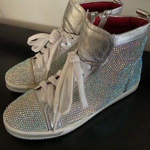 Crystal AB covered sneakers - size 8